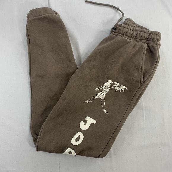 Nike Air Jordan Sweatpants Joggers Umar Rashid Printed Brown DV7569 Men's XS - Picture 1 of 8